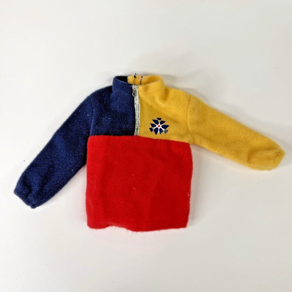 Ken Fashion‎ Avenue 18099 Navy Red Yellow Winter Fleece Sweatshirt